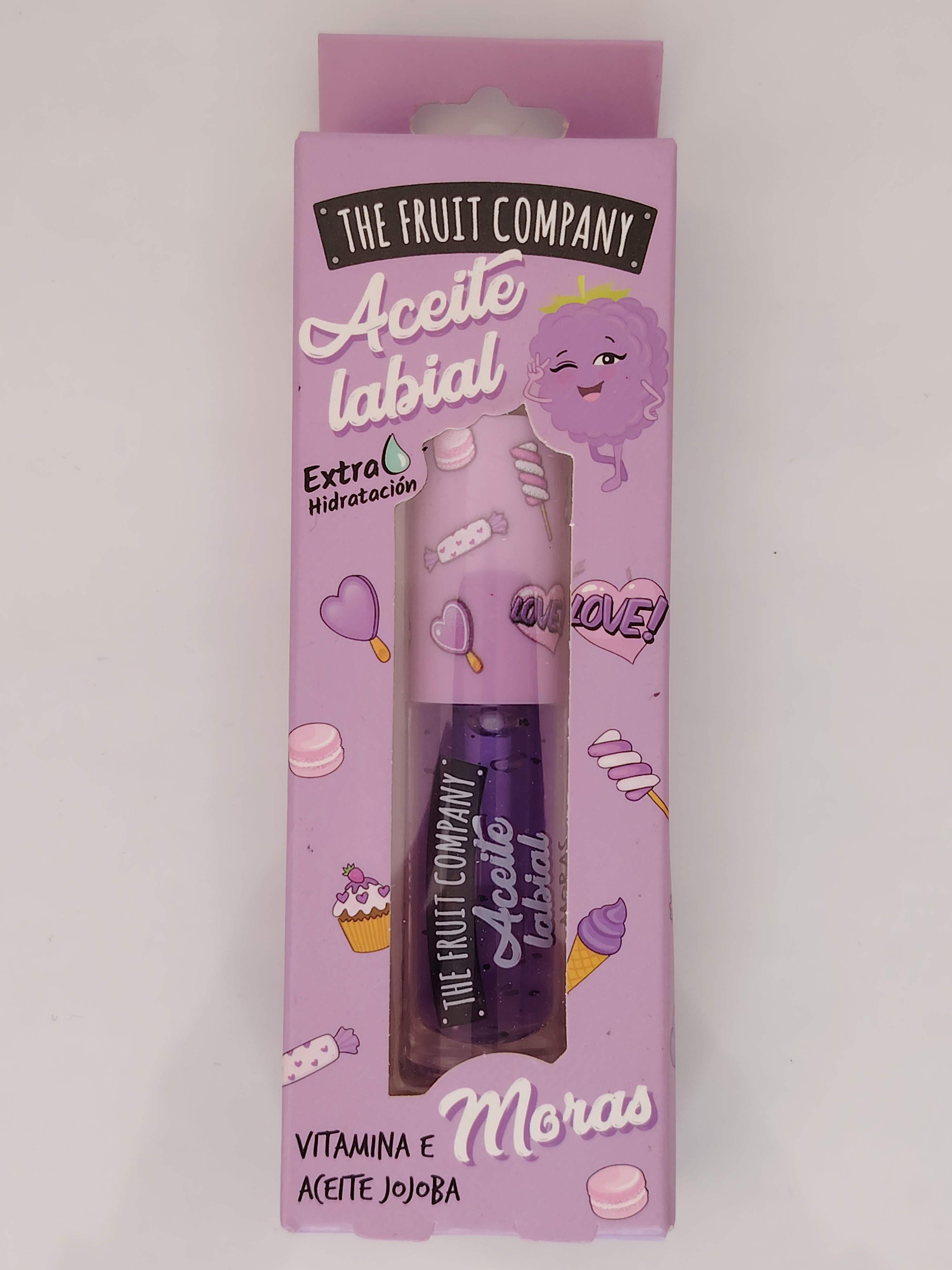 🍇 Gloss à Lèvres “The Fruit Company” – Saveur Mûre